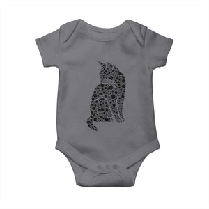 Polka Dot Black Cat Baby Onesie International Dot Day Gift
