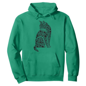 Polka Dot Black Cat Hoodie International Dot Day Gift