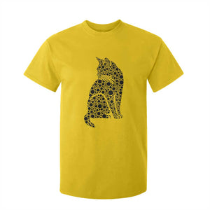 Polka Dot Black Cat T Shirt For Kid International Dot Day Gift