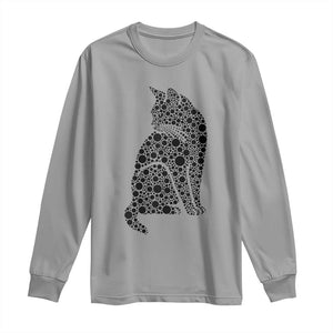 Polka Dot Black Cat Long Sleeve Shirt International Dot Day Gift