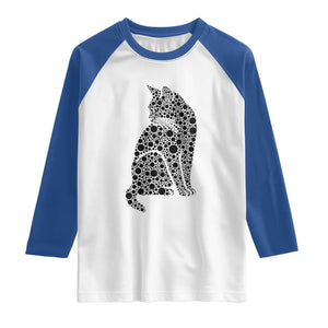 Polka Dot Black Cat Raglan Shirt International Dot Day Gift