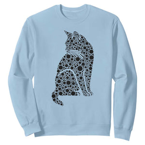 Polka Dot Black Cat Sweatshirt International Dot Day Gift
