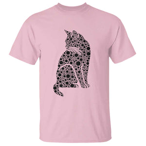 Polka Dot Black Cat T Shirt International Dot Day Gift