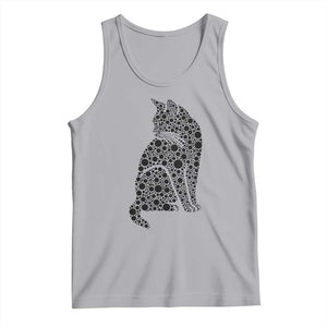 Polka Dot Black Cat Tank Top International Dot Day Gift