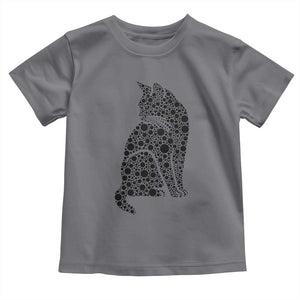 Polka Dot Black Cat Toddler T Shirt International Dot Day Gift