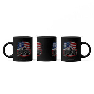Patriotic Monster Truck Polka Dot Coffee Mug Dot Day Gift