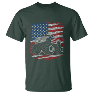 Patriotic Monster Truck Polka Dot T Shirt Dot Day Gift