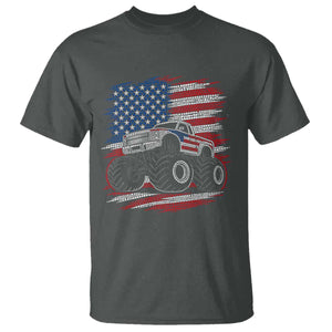 Patriotic Monster Truck Polka Dot T Shirt Dot Day Gift