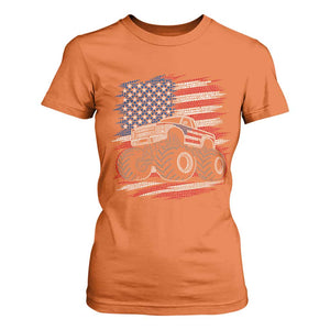 Patriotic Monster Truck Polka Dot T Shirt For Women Dot Day Gift