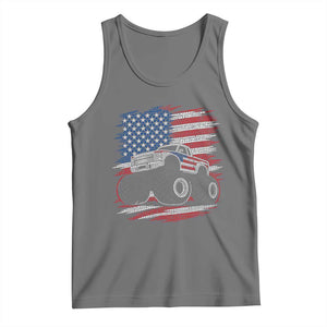 Patriotic Monster Truck Polka Dot Tank Top Dot Day Gift