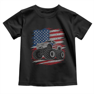 Patriotic Monster Truck Polka Dot Toddler T Shirt Dot Day Gift