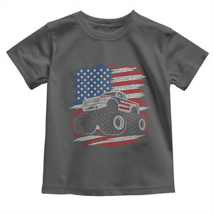 Patriotic Monster Truck Polka Dot Toddler T Shirt Dot Day Gift