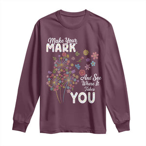 Happy Dot Day Long Sleeve Shirt Make Your Mark And See Where It Takes You