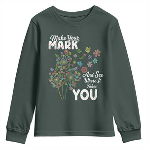 Happy Dot Day Youth Sweatshirt Make Your Mark And See Where It Takes You