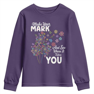 Happy Dot Day Youth Sweatshirt Make Your Mark And See Where It Takes You