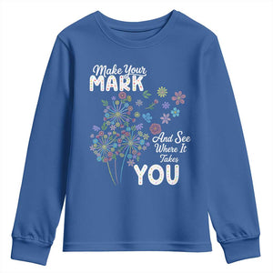 Happy Dot Day Youth Sweatshirt Make Your Mark And See Where It Takes You