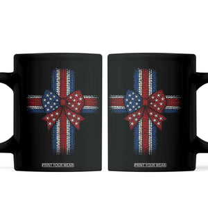 Dot Day Christian Coffee Mug Patriotic Polka Dot Cross