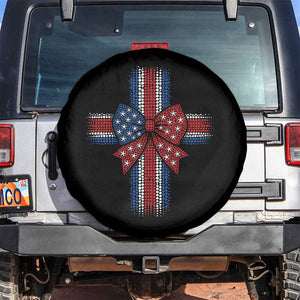 Dot Day Christian Spare Tire Cover Patriotic Polka Dot Cross