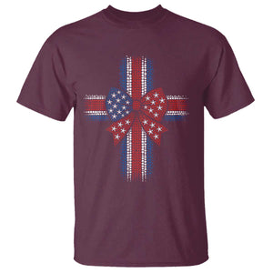 Dot Day Christian T Shirt Patriotic Polka Dot Cross