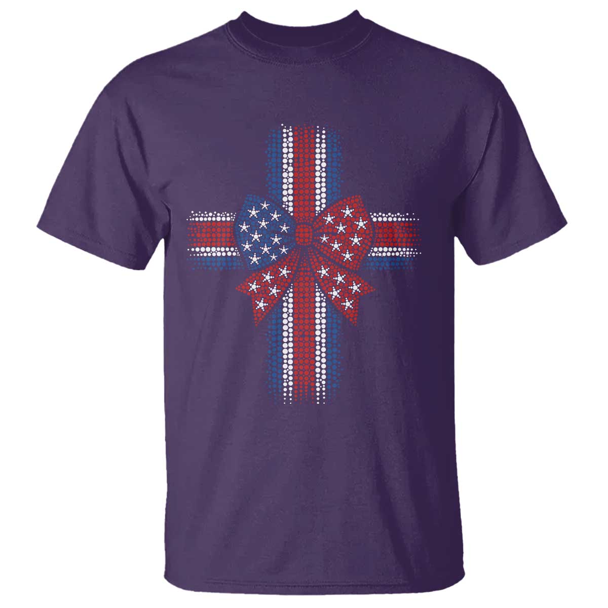 Dot Day Christian T Shirt Patriotic Polka Dot Cross
