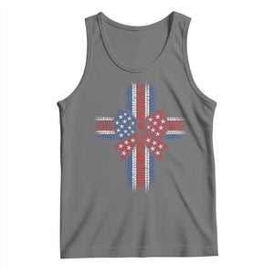 Dot Day Christian Tank Top Patriotic Polka Dot Cross