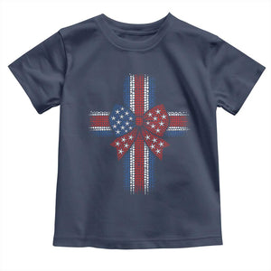 Dot Day Christian Toddler T Shirt Patriotic Polka Dot Cross