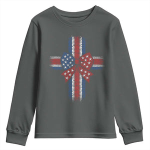 Dot Day Christian Youth Sweatshirt Patriotic Polka Dot Cross