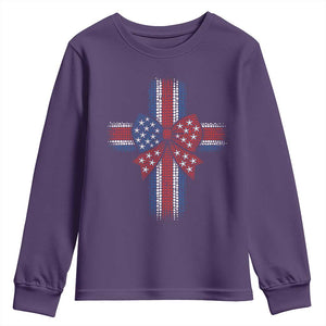 Dot Day Christian Youth Sweatshirt Patriotic Polka Dot Cross