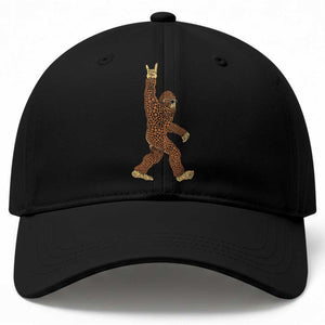 Funny Polka Dot Bigfoot Rock On Baseball Cap Dot Day Gift