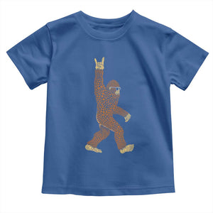 Funny Polka Dot Bigfoot Rock On Toddler T Shirt Dot Day Gift