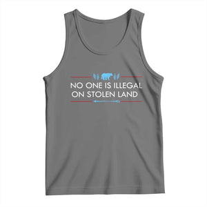 No One Is Illegal On Stolen Land Tank Top Indigenous Peoples Pride