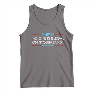 No One Is Illegal On Stolen Land Tank Top Indigenous Peoples Pride