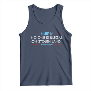 No One Is Illegal On Stolen Land Tank Top Indigenous Peoples Pride