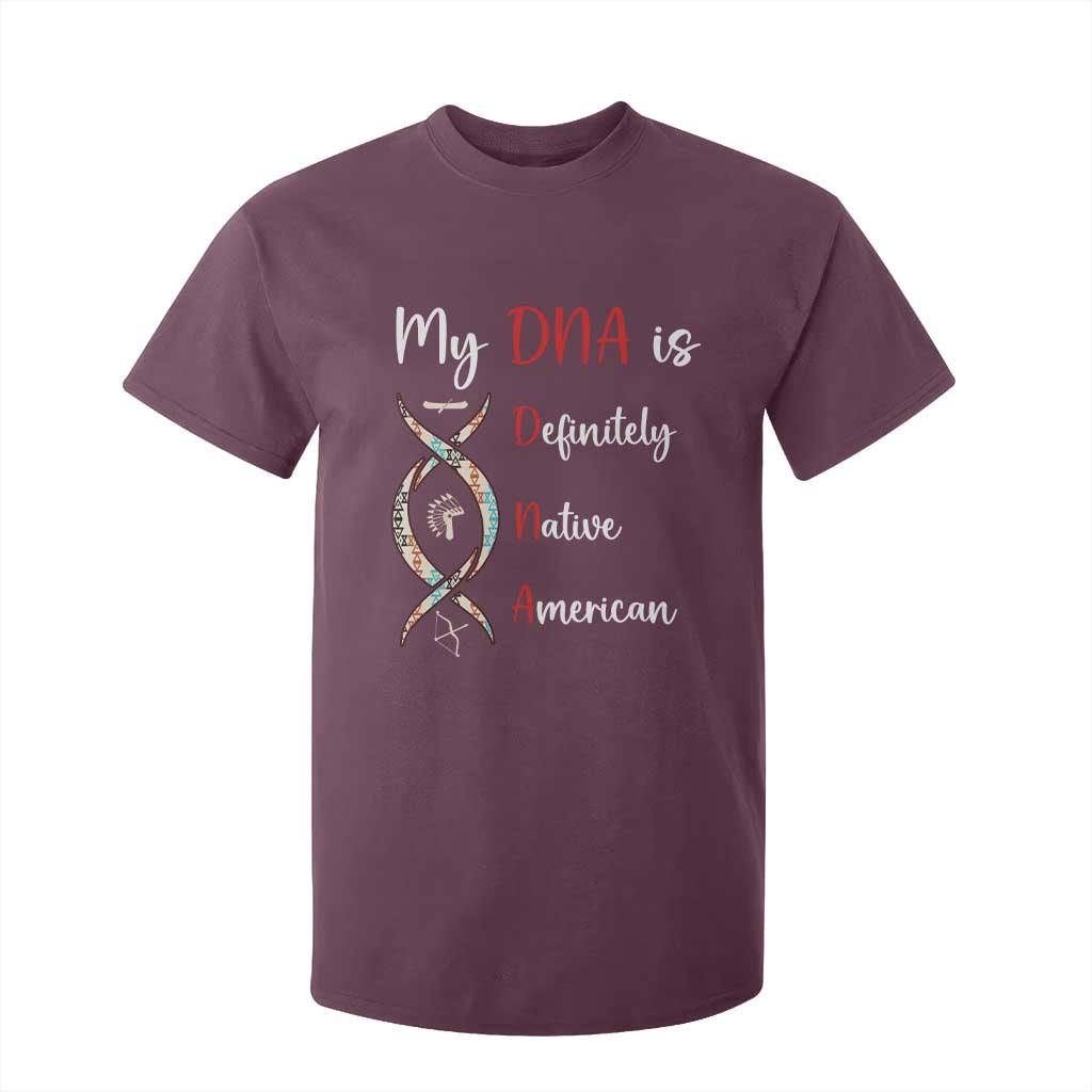 My DNA Is Definitely Native American T Shirt For Kid Indigenous Pride