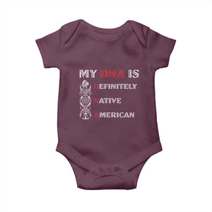 My DNA Is Definitely Native American Baby Onesie Native Roots Pride