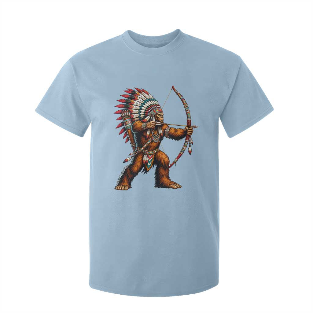 Native American Bigfoot Chief T Shirt For Kid Forest Warrior Pride Graphic