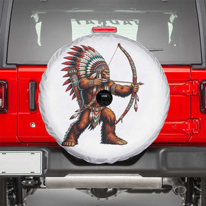 Native American Bigfoot Chief Spare Tire Cover Forest Warrior Pride Graphic