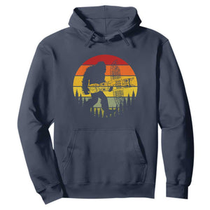 Vintage Pacific Northwest Bigfoot With Totem Pole Hoodie