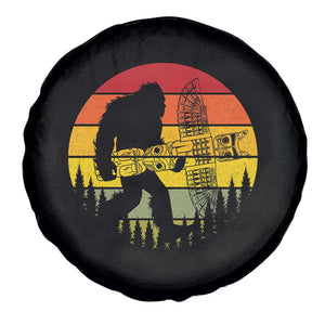 Vintage Pacific Northwest Bigfoot With Totem Pole Spare Tire Cover