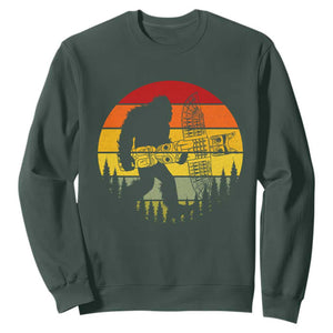 Vintage Pacific Northwest Bigfoot With Totem Pole Sweatshirt