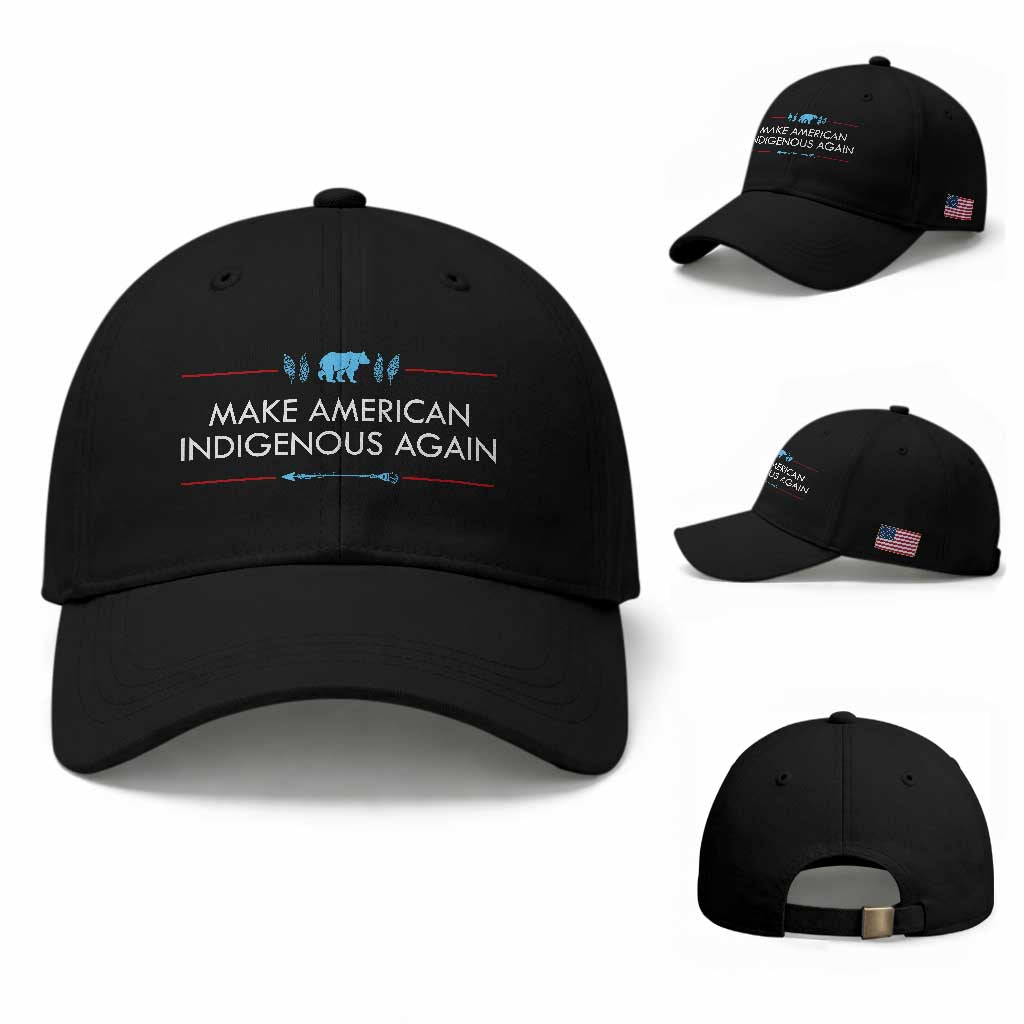 Make America Indigenous Again Baseball Cap Native Heritage Pride