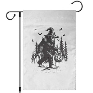 Funny Halloween Gift Garden Flag Bigfoot Witch Costume TS12 White Print Your Wear