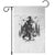 Funny Halloween Gift Garden Flag Bigfoot Witch Costume TS12 White Print Your Wear
