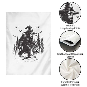 Funny Halloween Gift Garden Flag Bigfoot Witch Costume TS12 Print Your Wear
