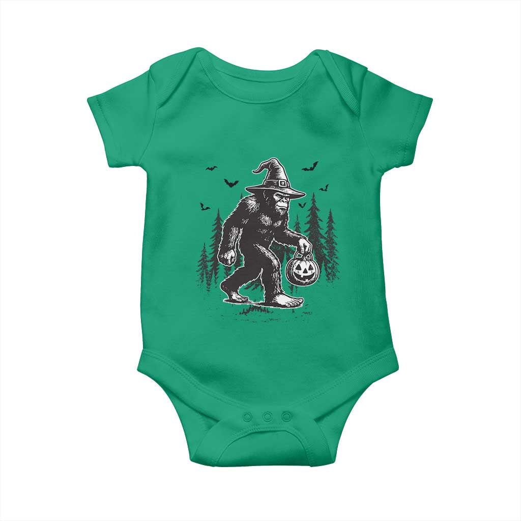 Funny Halloween Gift Baby Onesie Bigfoot Witch Costume TS12 Irish Green Print Your Wear