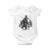 Funny Halloween Gift Baby Onesie Bigfoot Witch Costume TS12 White Print Your Wear