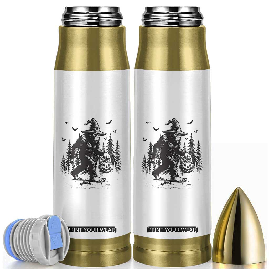 Funny Halloween Gift Bullet Tumbler Bigfoot Witch Costume TS12 White Print Your Wear