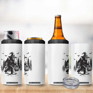 Funny Halloween Gift 4 in 1 Can Cooler Tumbler Bigfoot Witch Costume TS12 Print Your Wear