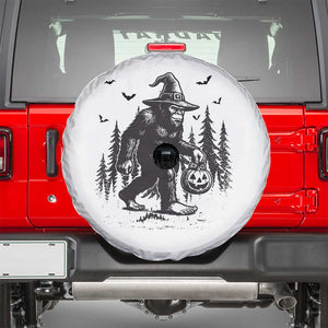 Funny Halloween Gift Spare Tire Cover Bigfoot Witch Costume TS12 White Print Your Wear
