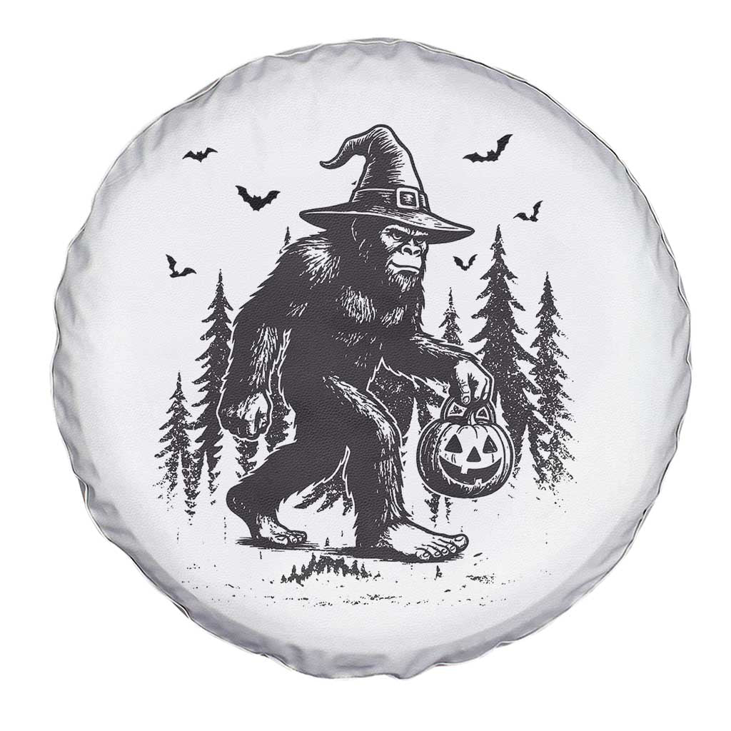 Funny Halloween Gift Spare Tire Cover Bigfoot Witch Costume TS12 Print Your Wear